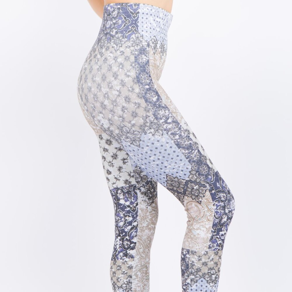 M. Rena Vintage Patchwork Leggings